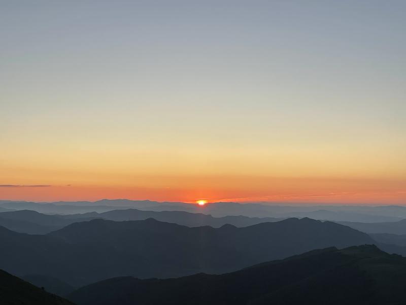 崇礼喜鹊梁日出