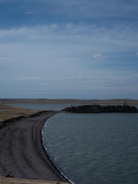 呼伦湖——栓马桩